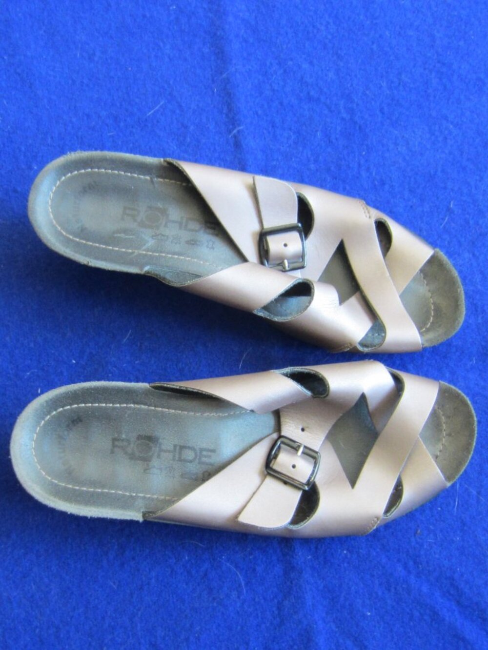 Rohde Made in Germany Leather Wedge Sandals – Size 38